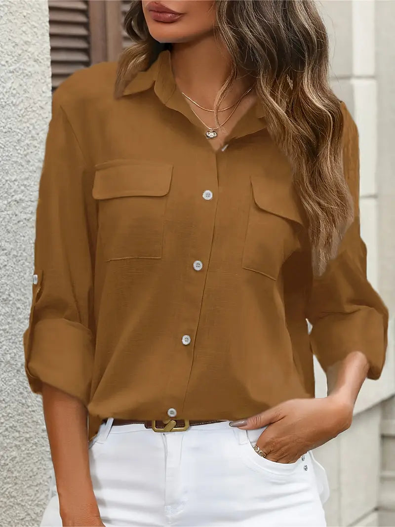 Variant image for Women's Lightweight Long Sleeve Blouse-25