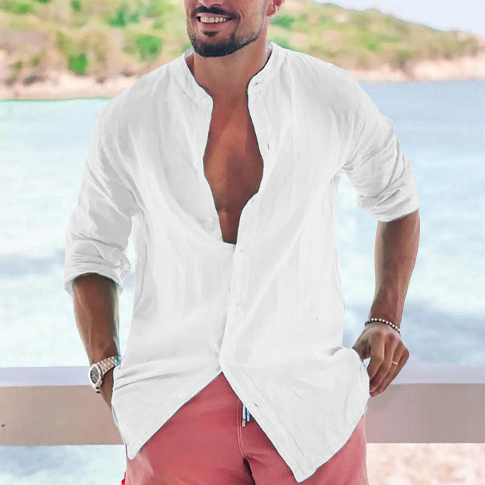 Men's Linen Casual Shirt for Comfort and Style 1