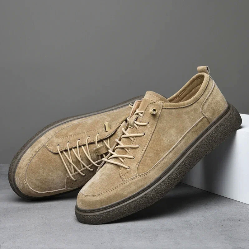 Men's Synthetic Leather Casual Trainers-4