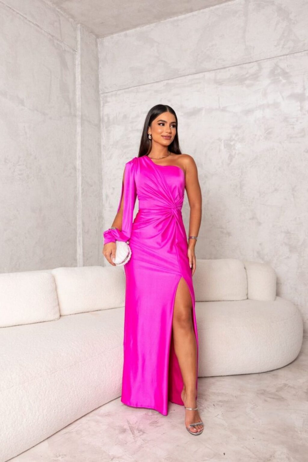 Variant image for Women's Satin Midi Cocktail Dress-36