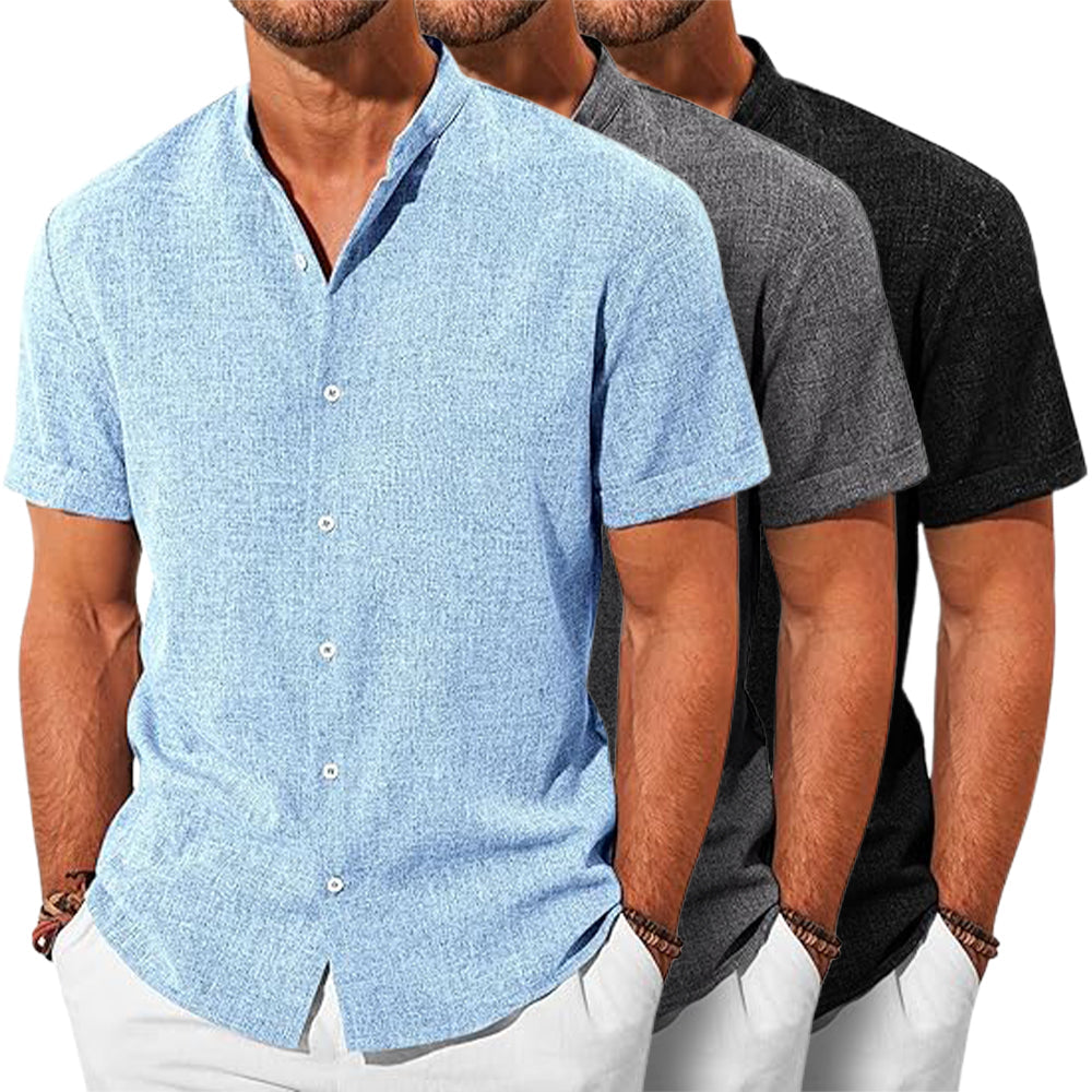 Men's Linen Shirt - Modern Elegance with Relaxed Sophistication 5