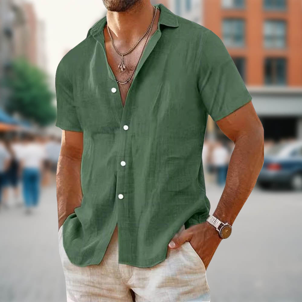 Men's Linen Casual Shirt for Comfortable Everyday Style 5