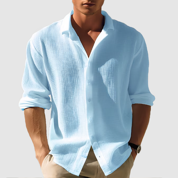 Men's Casual Button-Down Shirt for Everyday Style 1