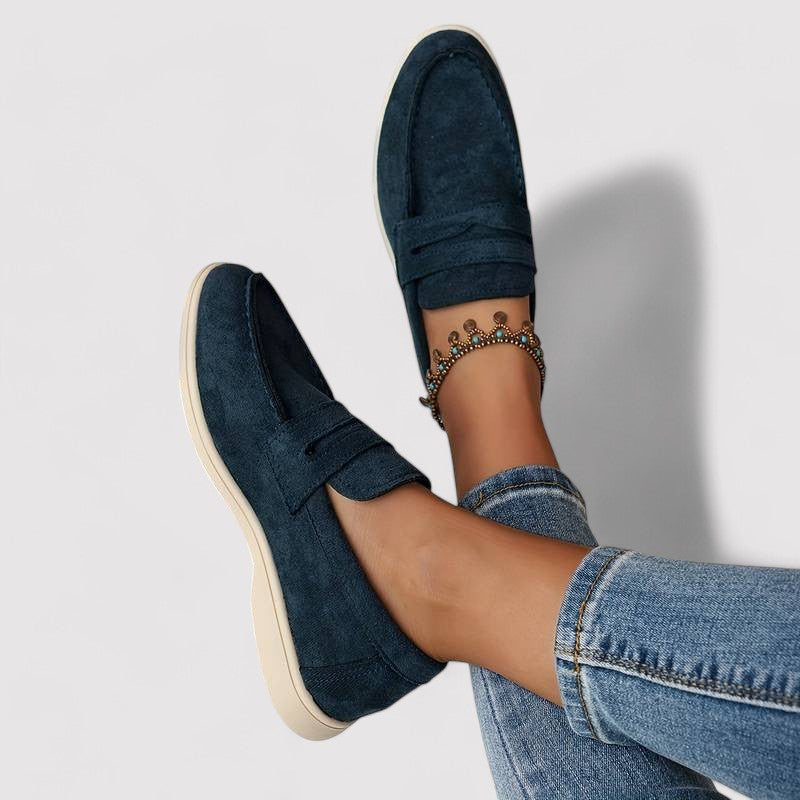 Women's Suede Loafers-1