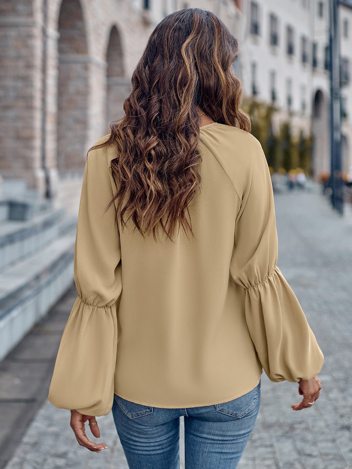 Women's V-Neck Loose Fit Sweater 3