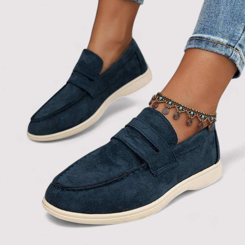 Women's Suede Loafers-2
