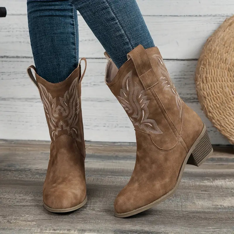 Ankle Boot – Chunky Heel & Stable Walking Support Plus