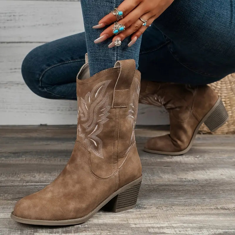 Ankle Boot – Chunky Heel & Stable Walking Support Plus