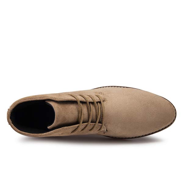 Ankle Boots - Lace Up Closure & Cushioned Ankle Support