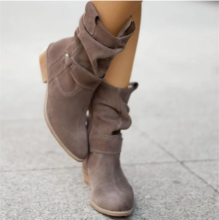 Ankle Boots - Slouchy Shaft & Easy Pull On Comfort Fit