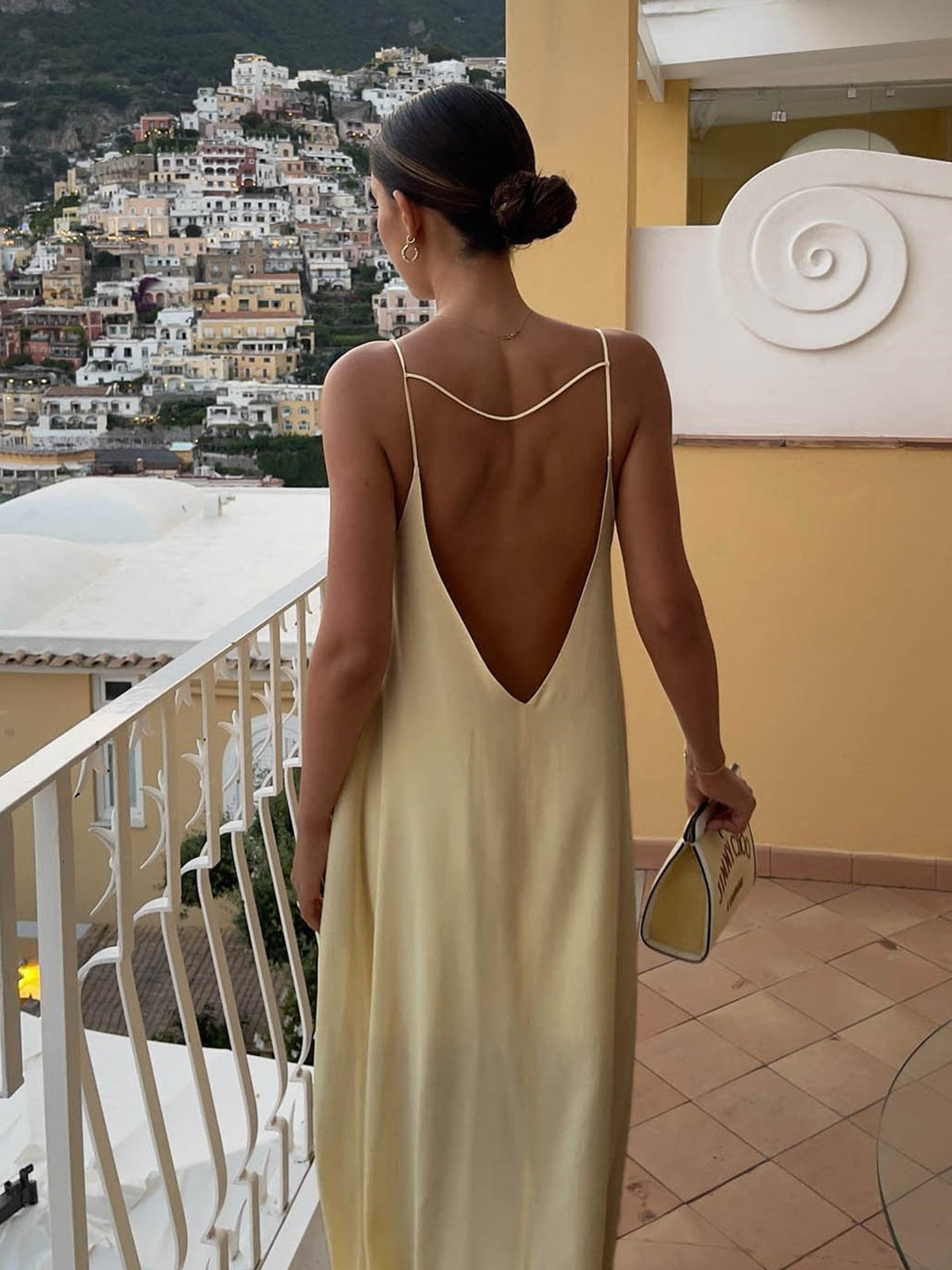 Women's Backless Maxi Dress - Elegant Summer Dress 6