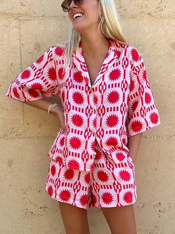 Variant image for Women's Cotton Summer Set-1