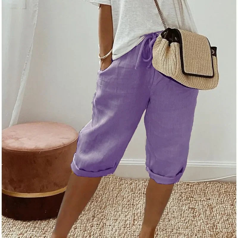 Bermuda Shorts - Elastic Waistband & Easy On Off Fit