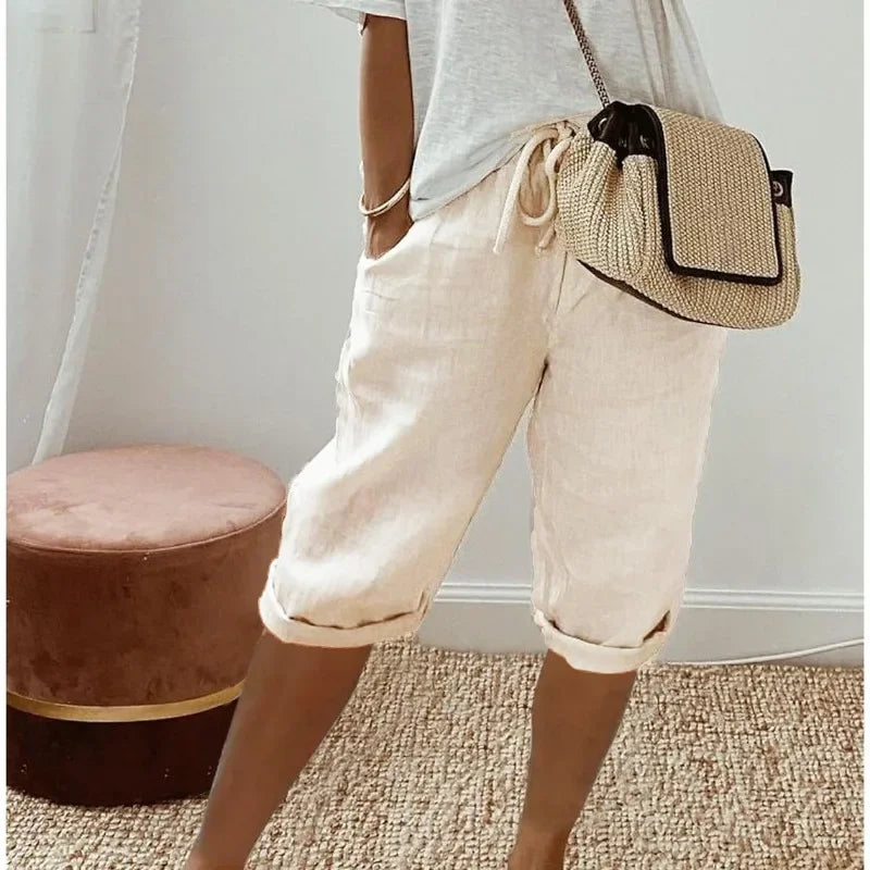 Bermuda Shorts - Elastic Waistband & Easy On Off Fit