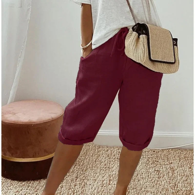 Bermuda Shorts - Elastic Waistband & Easy On Off Fit