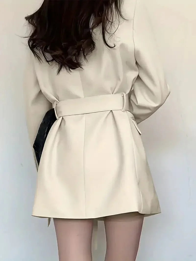 Blazer Coat – Polyester Blend Structured Shape & Neat Look