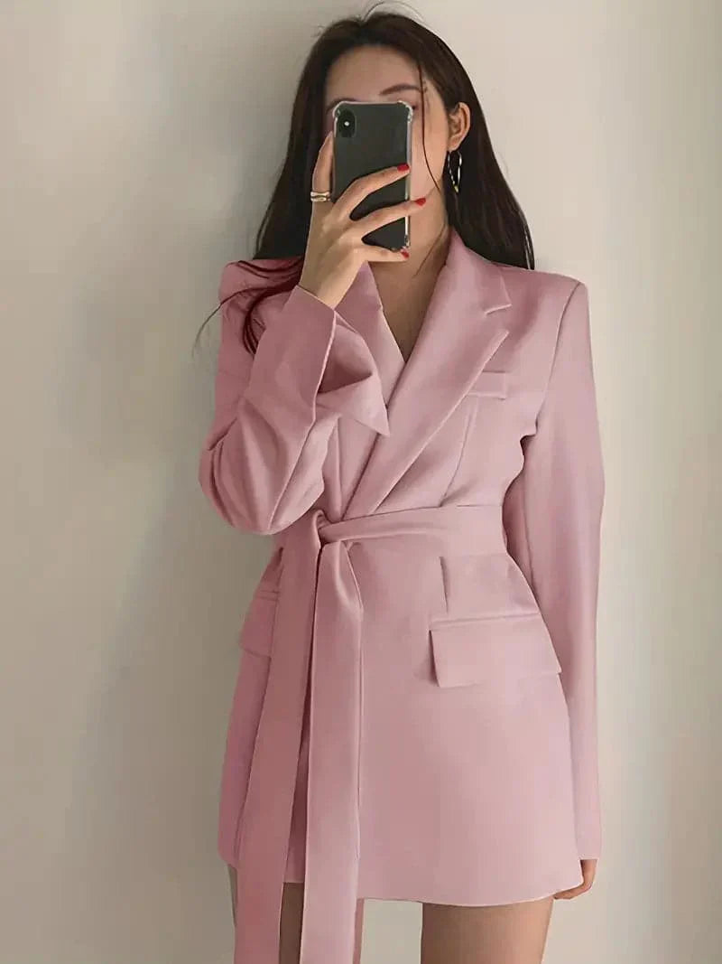 Blazer Coat – Polyester Blend Structured Shape & Neat Look