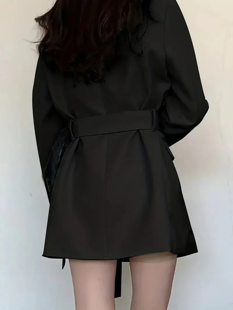 Blazer Coat – Polyester Blend Structured Shape & Neat Look
