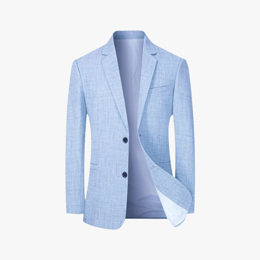 Blazer Jacket - Breathable Blend & Sleek Shape For Motion