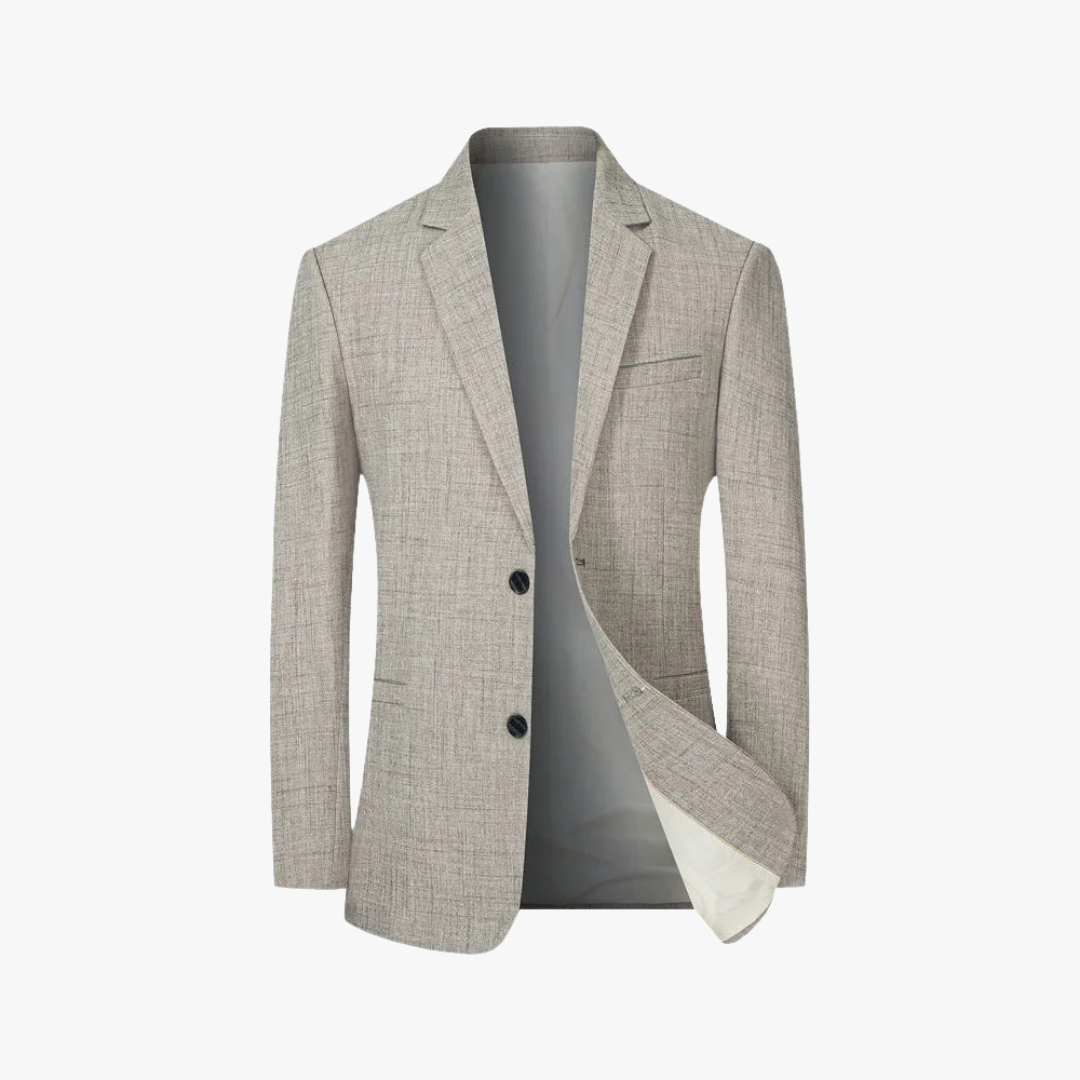Blazer Jacket - Breathable Blend & Sleek Shape For Motion
