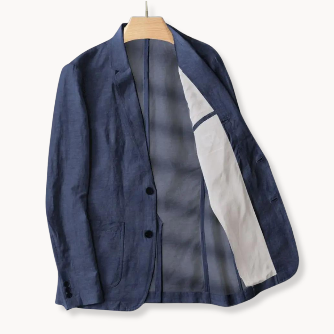Blazer Jacket – Lightweight Blend Tailored Cut & Breathable