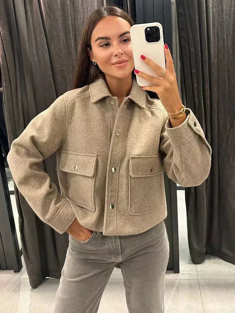 Blazer Jacket - Tailored Contour And Pocketed Organization