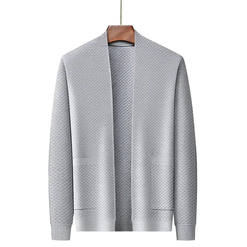 Blazer - Jacquard Blend Structured Drape And Warm Airflow