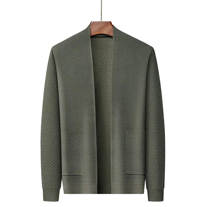 Blazer - Jacquard Blend Structured Drape And Warm Airflow