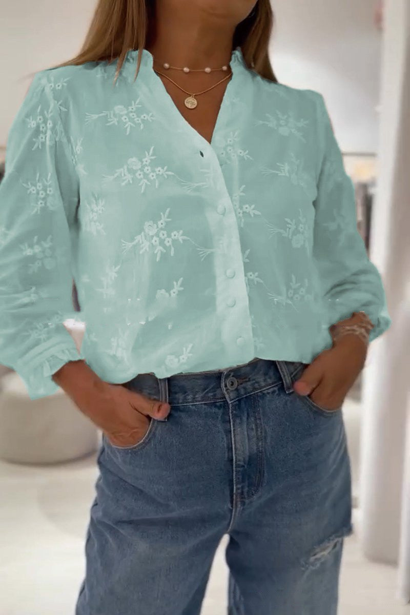 Women's Soft Blend Blouse for Everyday Comfort-2