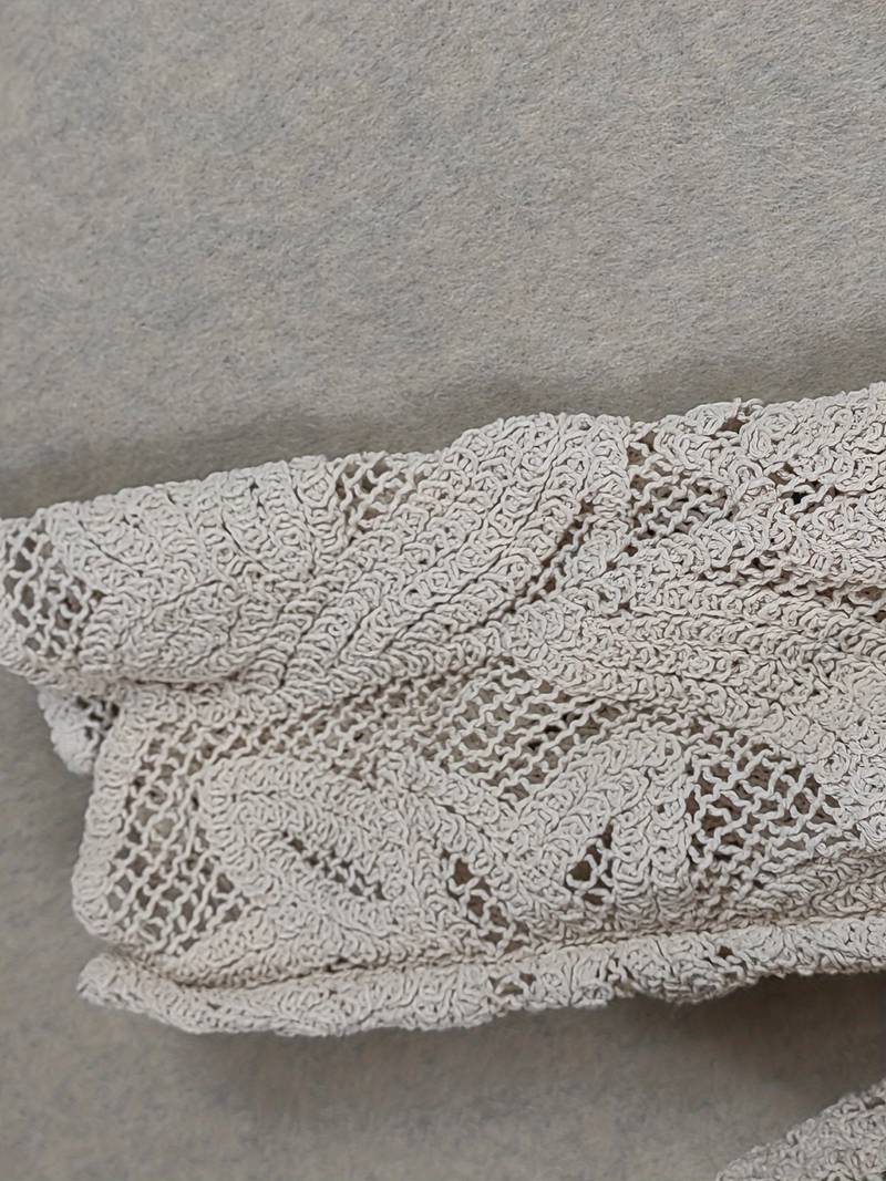 Blouse - Floral Sheer Lace Pattern & Long Sleeve Coverage