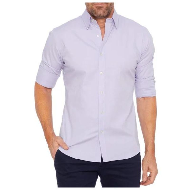 Blouse - Polyester Blend Hidden Zip And Wrinkle Control