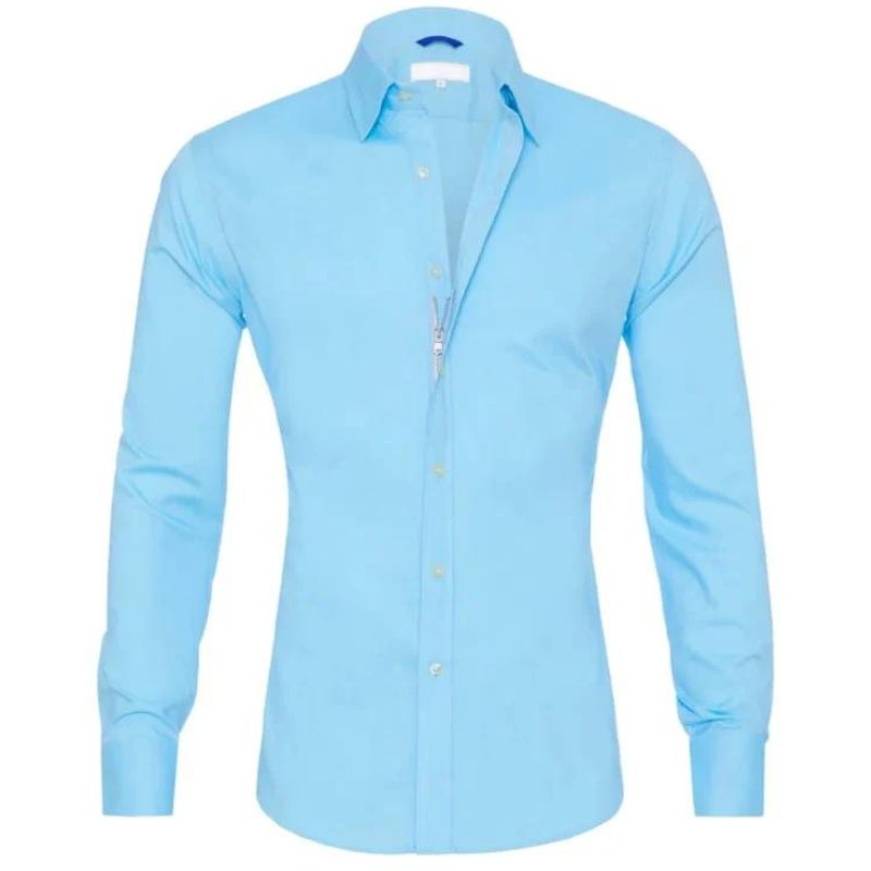 Blouse - Polyester Blend Hidden Zip And Wrinkle Control