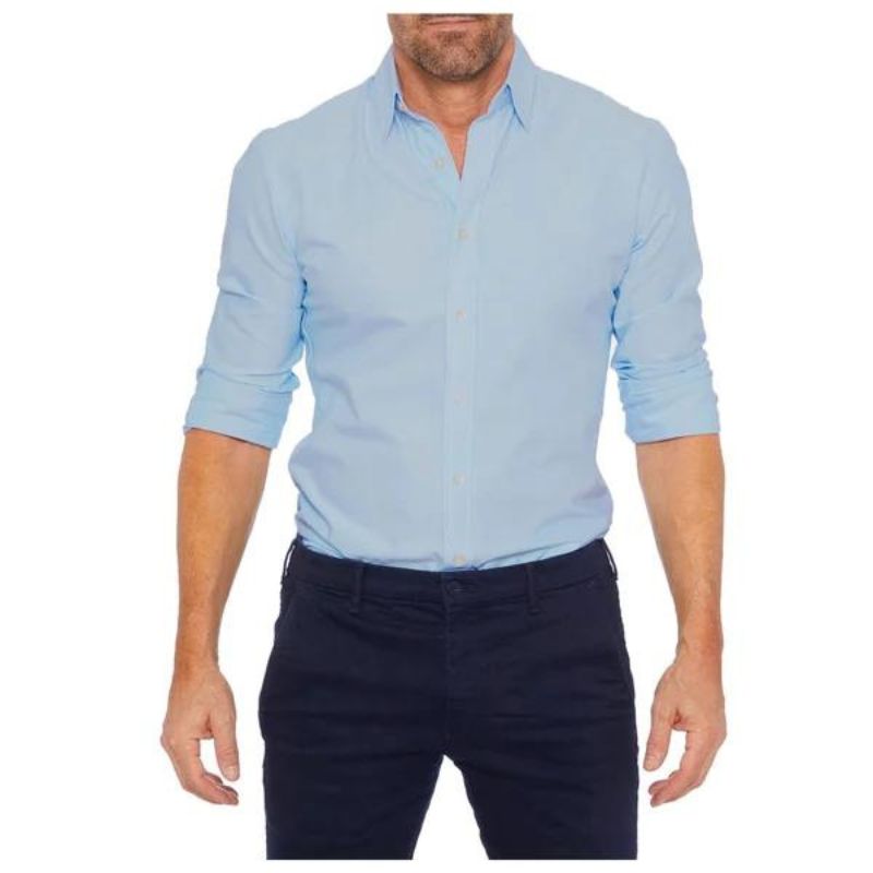 Blouse - Polyester Blend Hidden Zip And Wrinkle Control