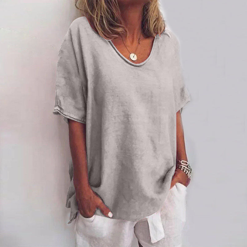 Blouse - Soft Blend Loose Drape And Easy Movement Fit