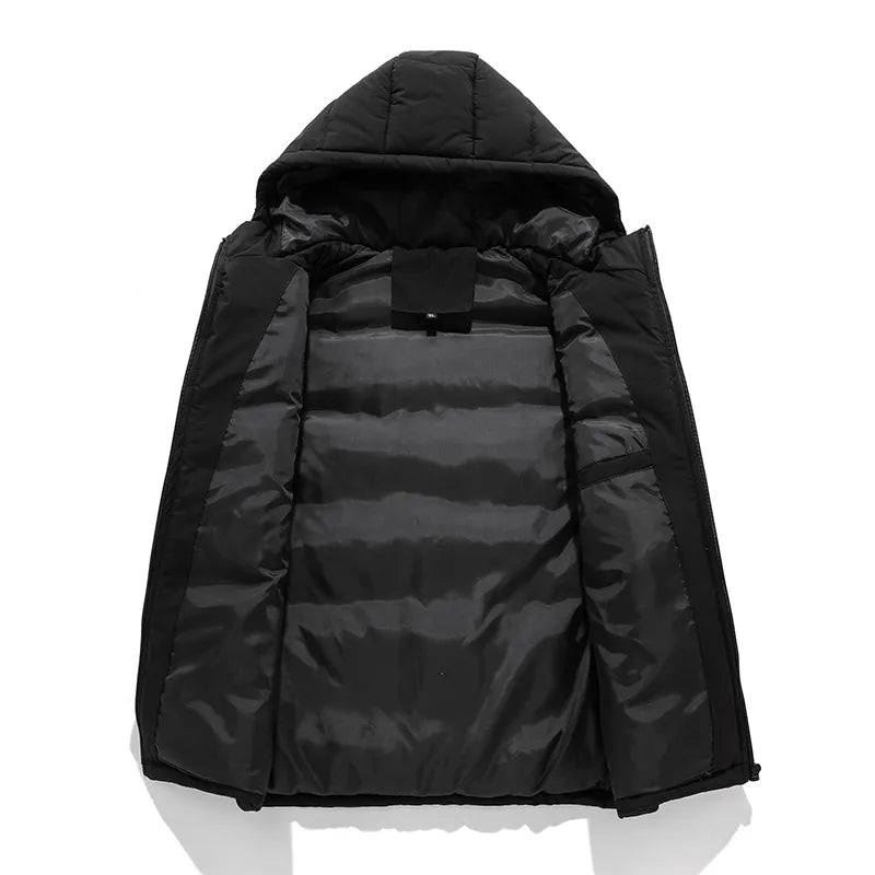 Bodywarmer - Polyester Blend Hooded Front & Layered Warmth