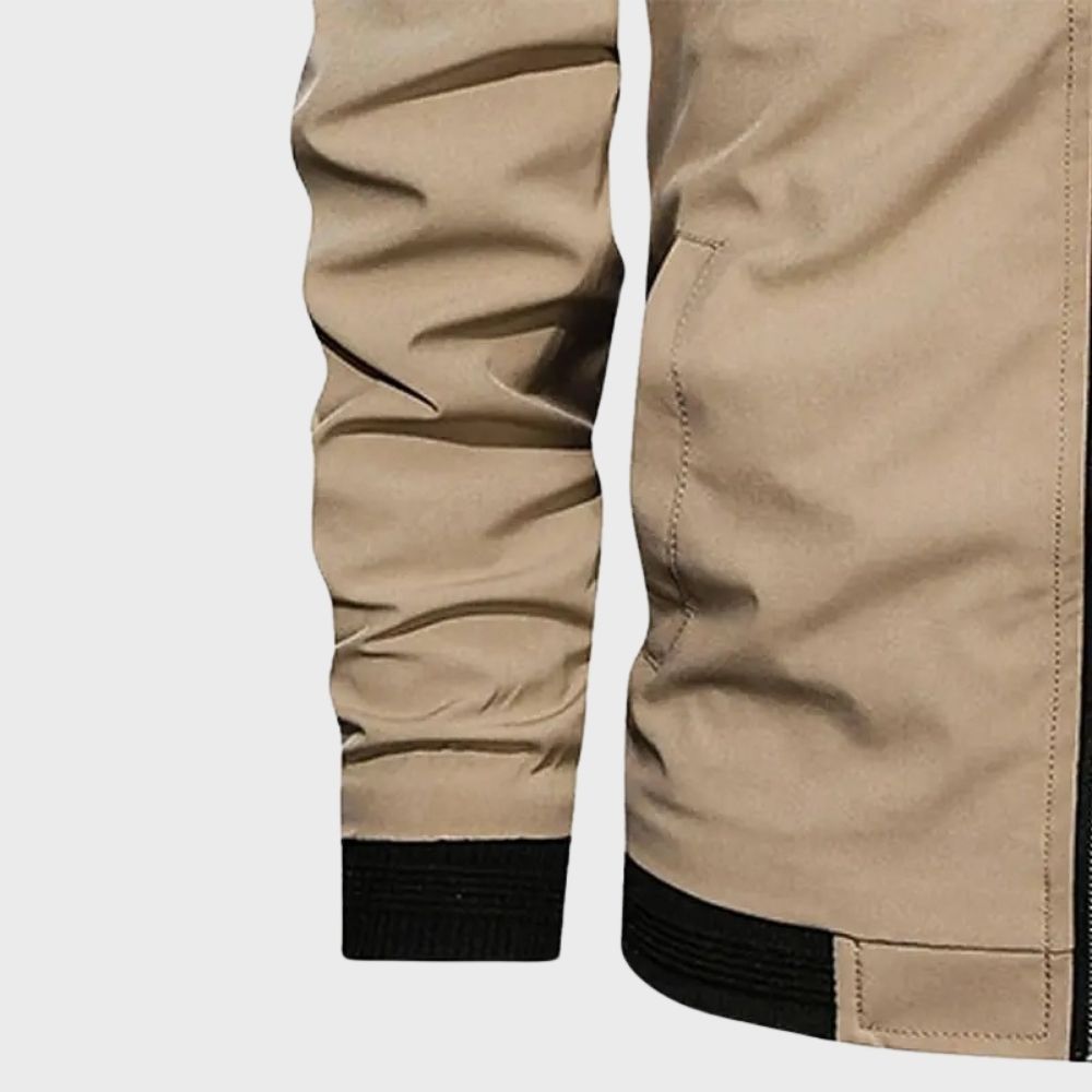 Bomber Jacket - Slim Cut And Lightweight Zip Front Ease