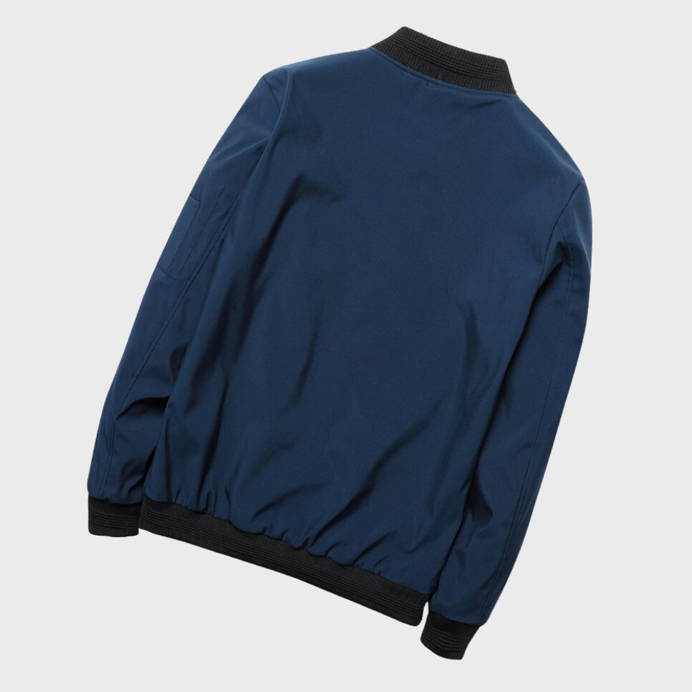 Bomber Jacket - Slim Cut And Lightweight Zip Front Ease
