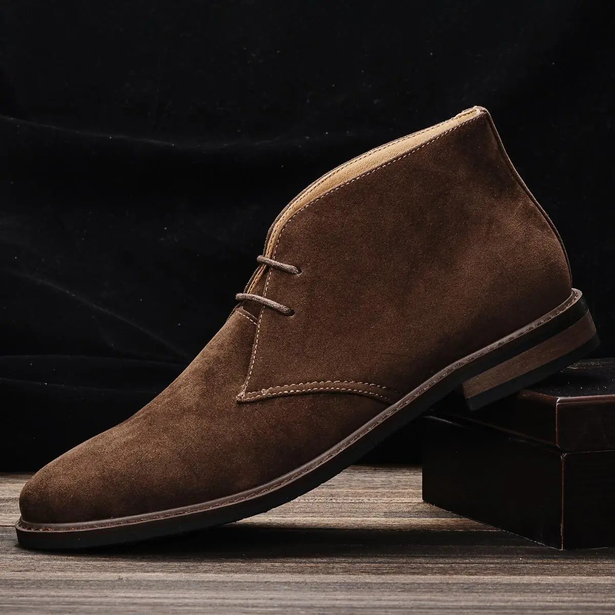 Boots – Chukka Ankle Cut In Durable Blend & Steady Footing