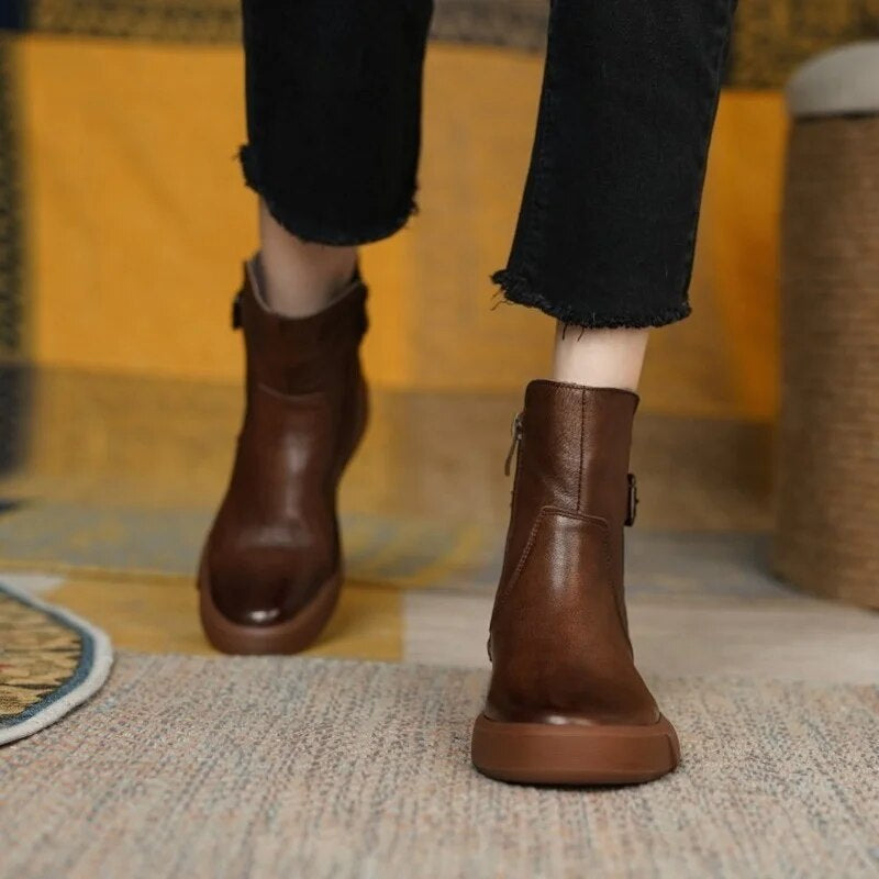 Boots – Vintage Shape Low Ankle Profile & Cushioned Insole