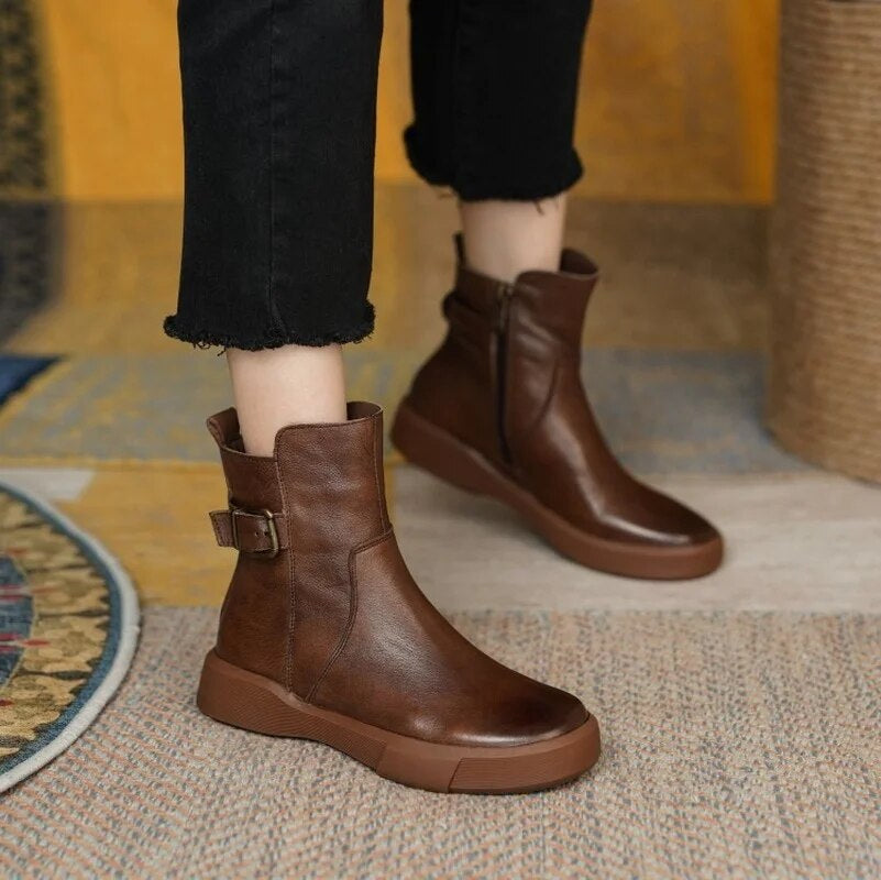 Boots – Vintage Shape Low Ankle Profile & Cushioned Insole