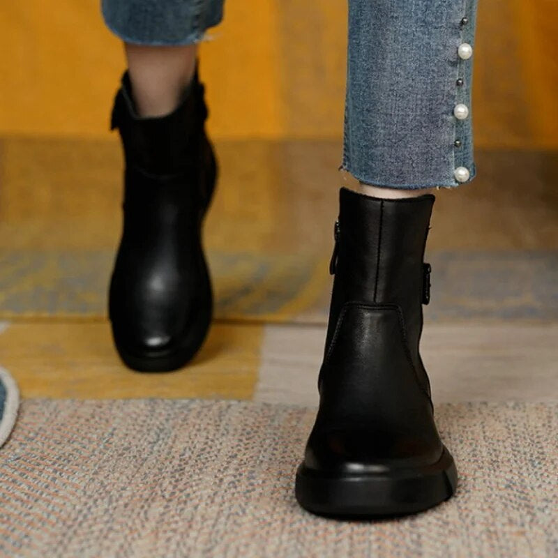 Boots – Vintage Shape Low Ankle Profile & Cushioned Insole