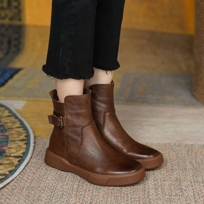 Boots – Vintage Shape Low Ankle Profile & Cushioned Insole