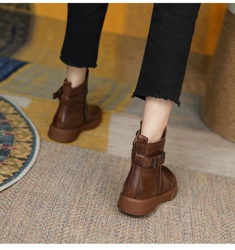 Boots – Vintage Shape Low Ankle Profile & Cushioned Insole