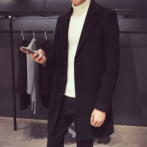 Business Coat - Two Piece Structure And Adjustable Warmth