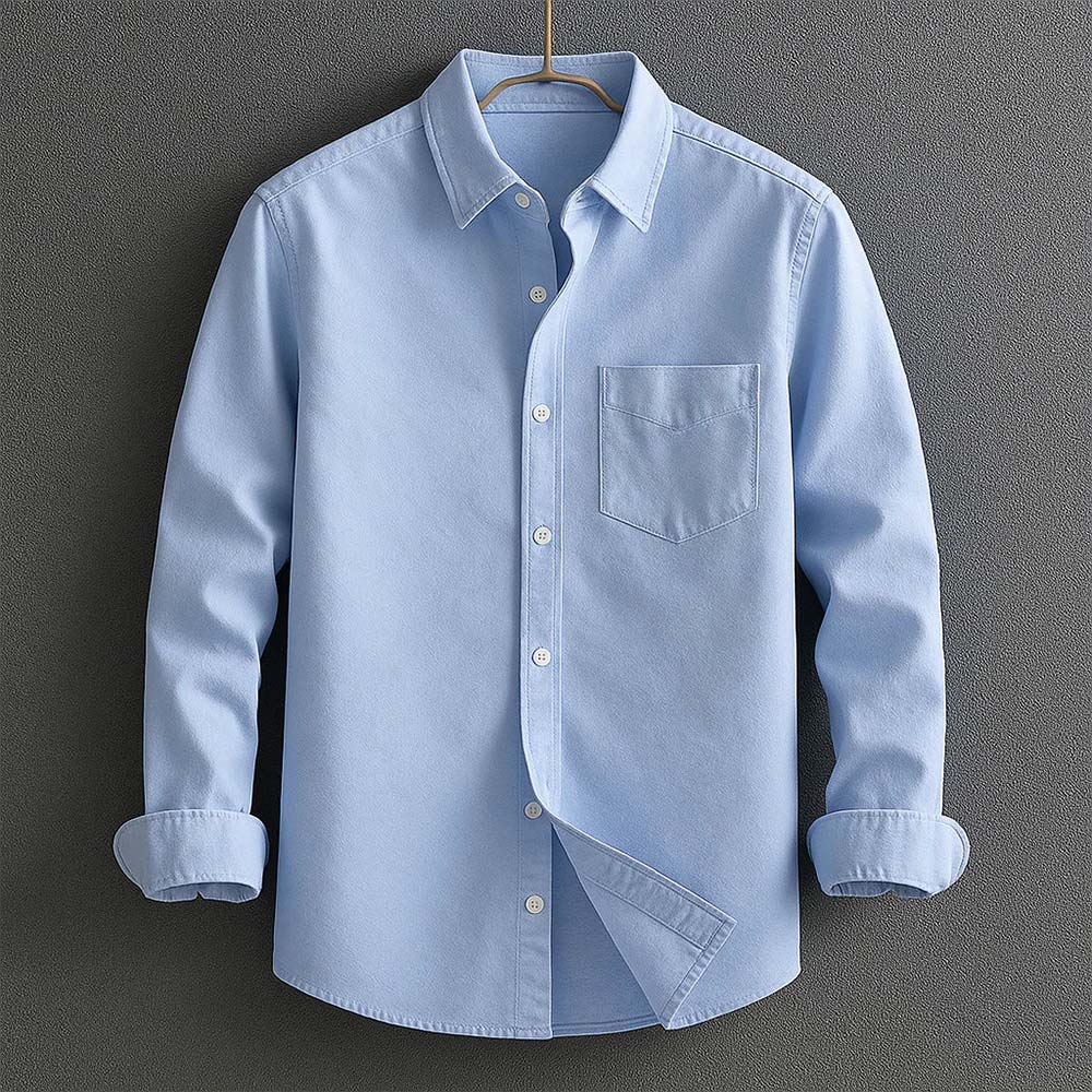 Button-Down Shirt - Reinforced Seams & Structured Shape
