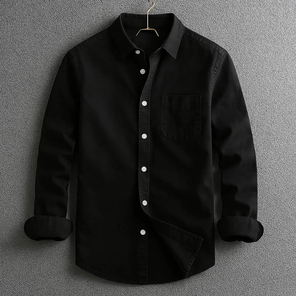 Button-Down Shirt - Reinforced Seams & Structured Shape