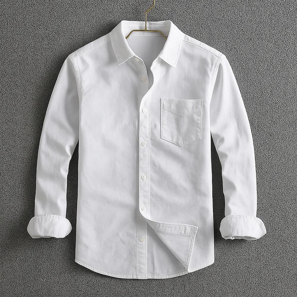 Button-Down Shirt - Reinforced Seams & Structured Shape