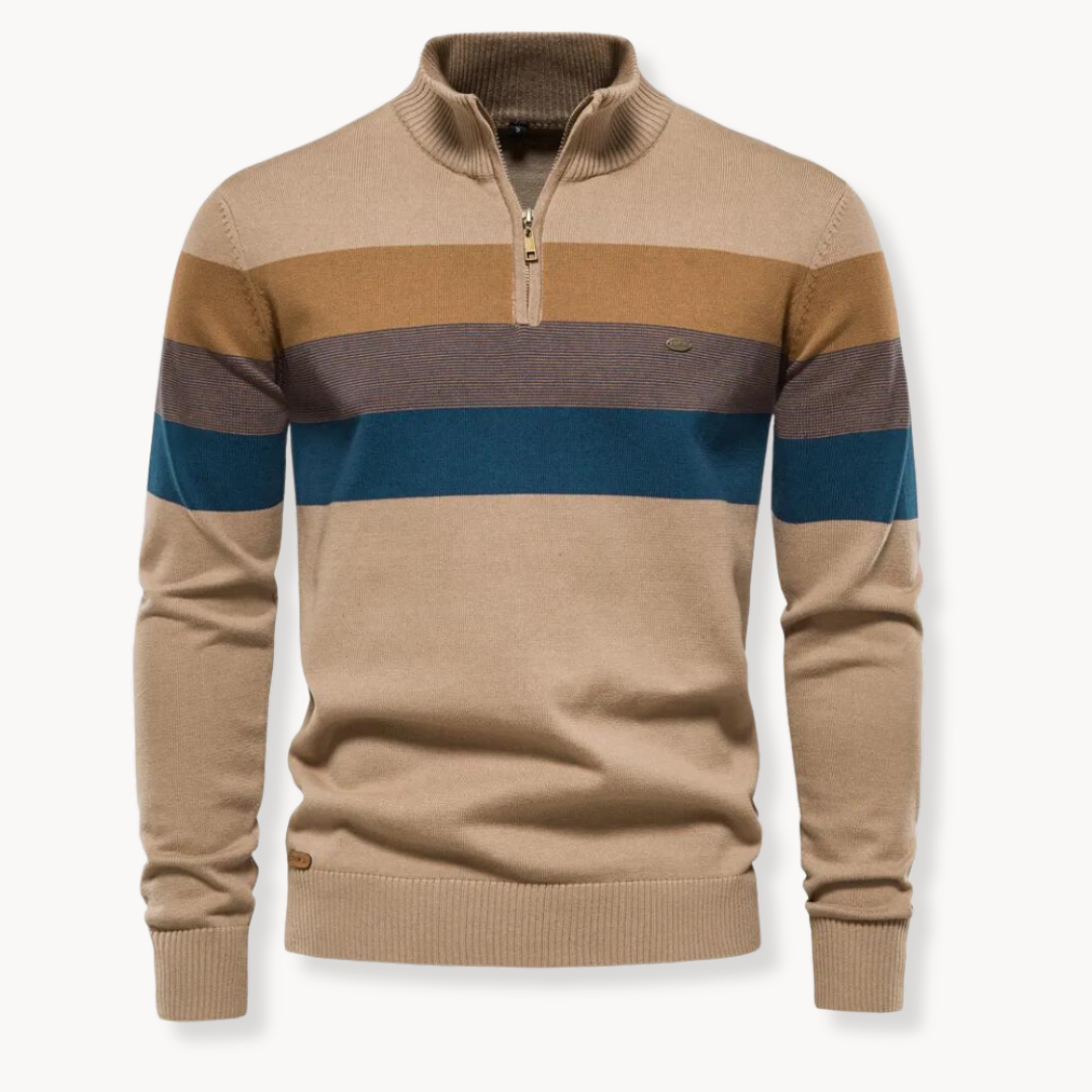 ByCastello | Quarter-Zip Sweater