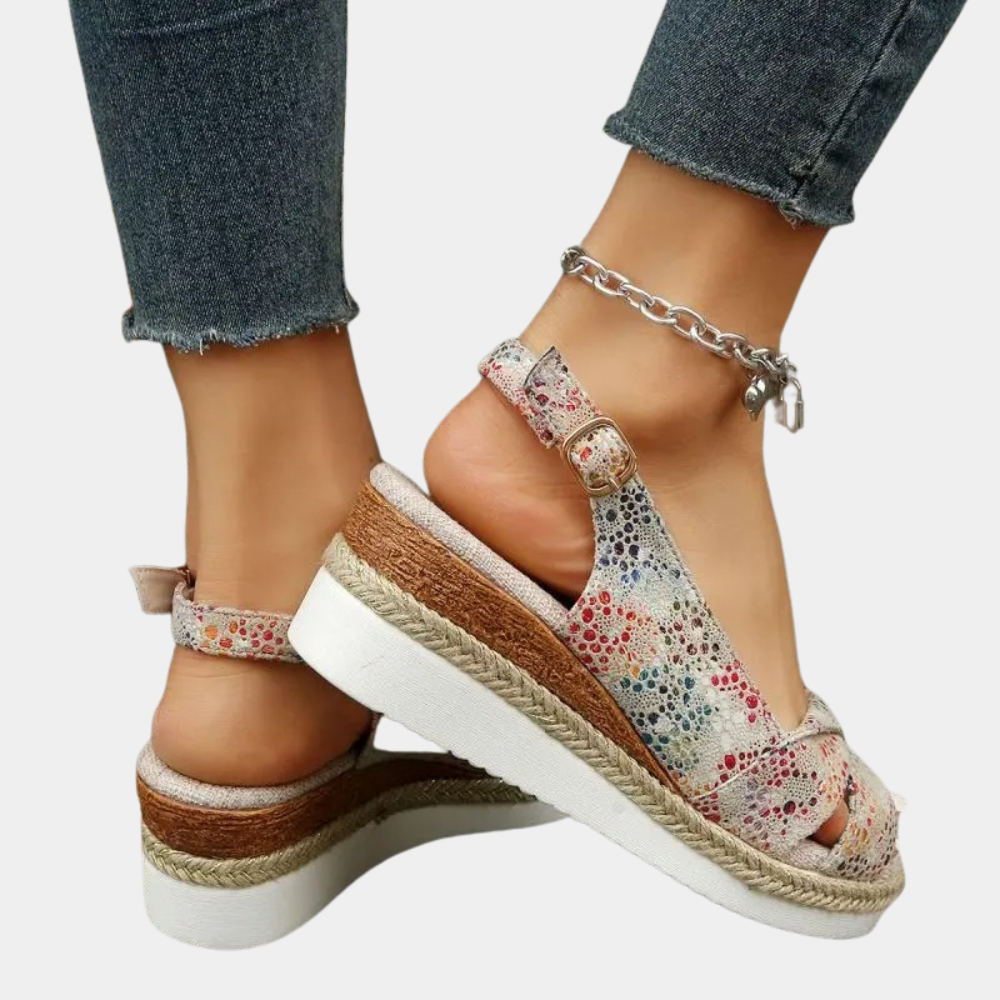 Women's Cotton Espadrille Flats-3