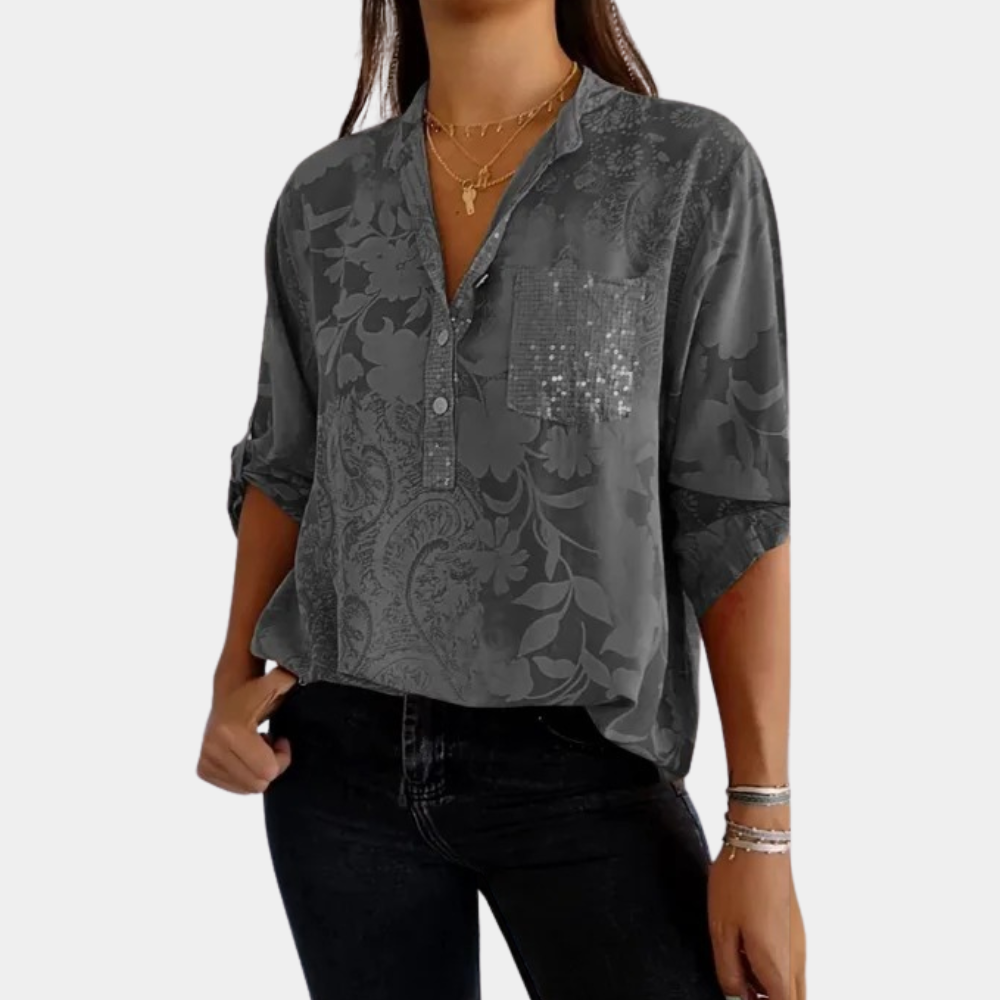 Variant image for Women's Lightweight Long Sleeve Blouse-8